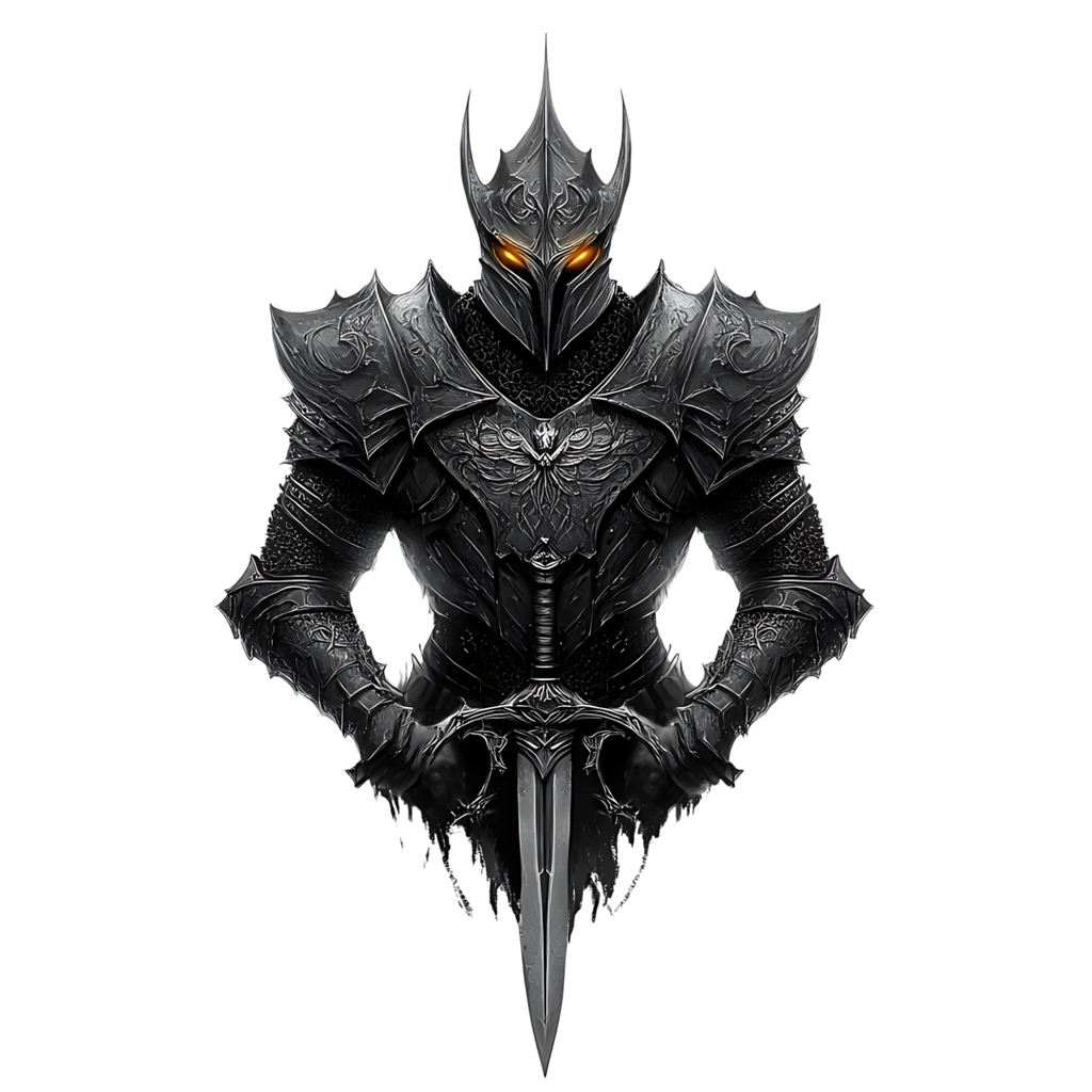Evil Gothic Knights Heat Transfer