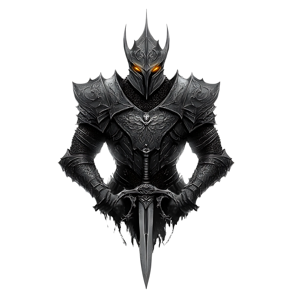 Evil Gothic Knights Heat Transfer