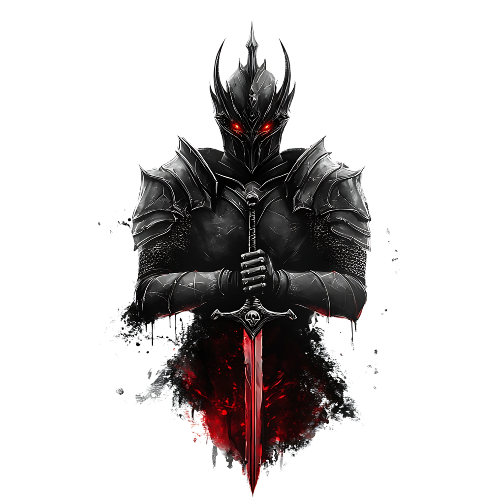 Evil Gothic Knights Heat Transfer