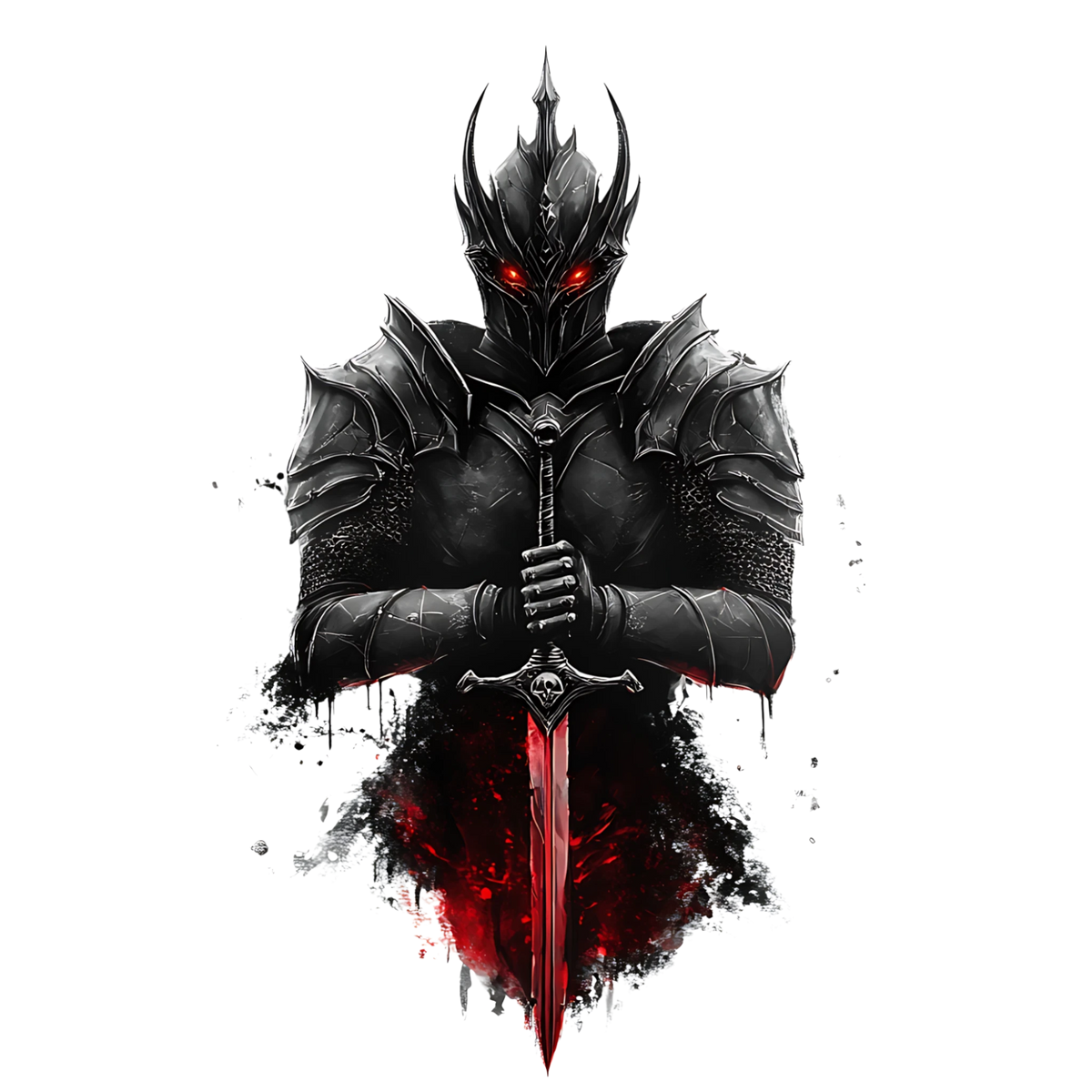 Evil Gothic Knights Heat Transfer