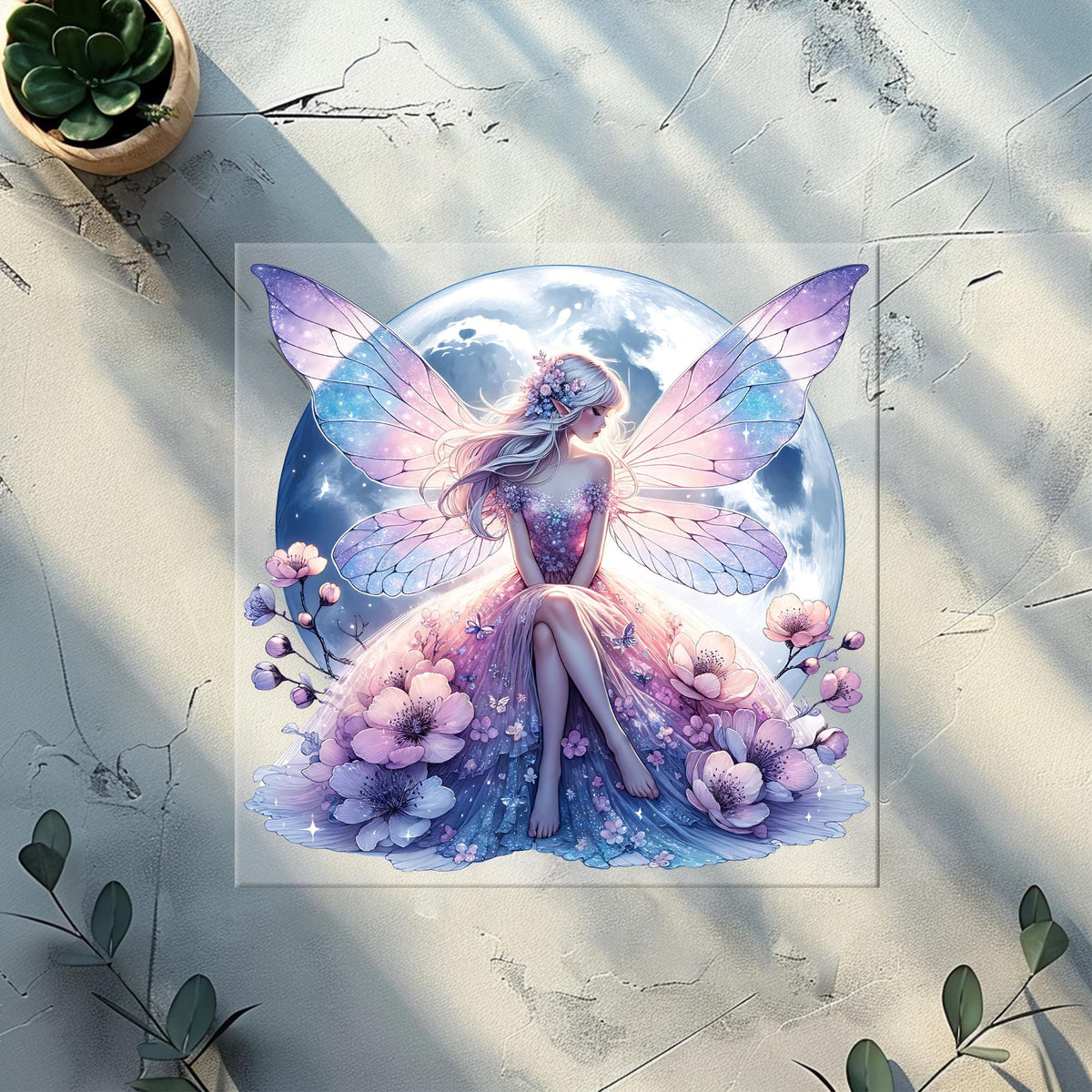 Romantasy Moon Fairy Heat Transfer