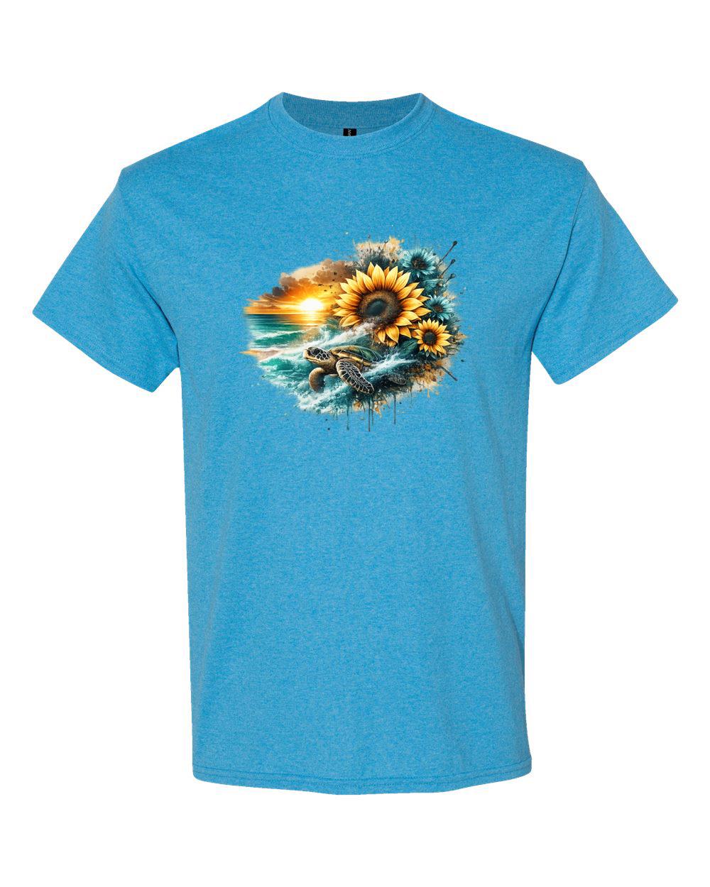 Misc. Double Exposure Nature Graphic T-shirt S-5X
