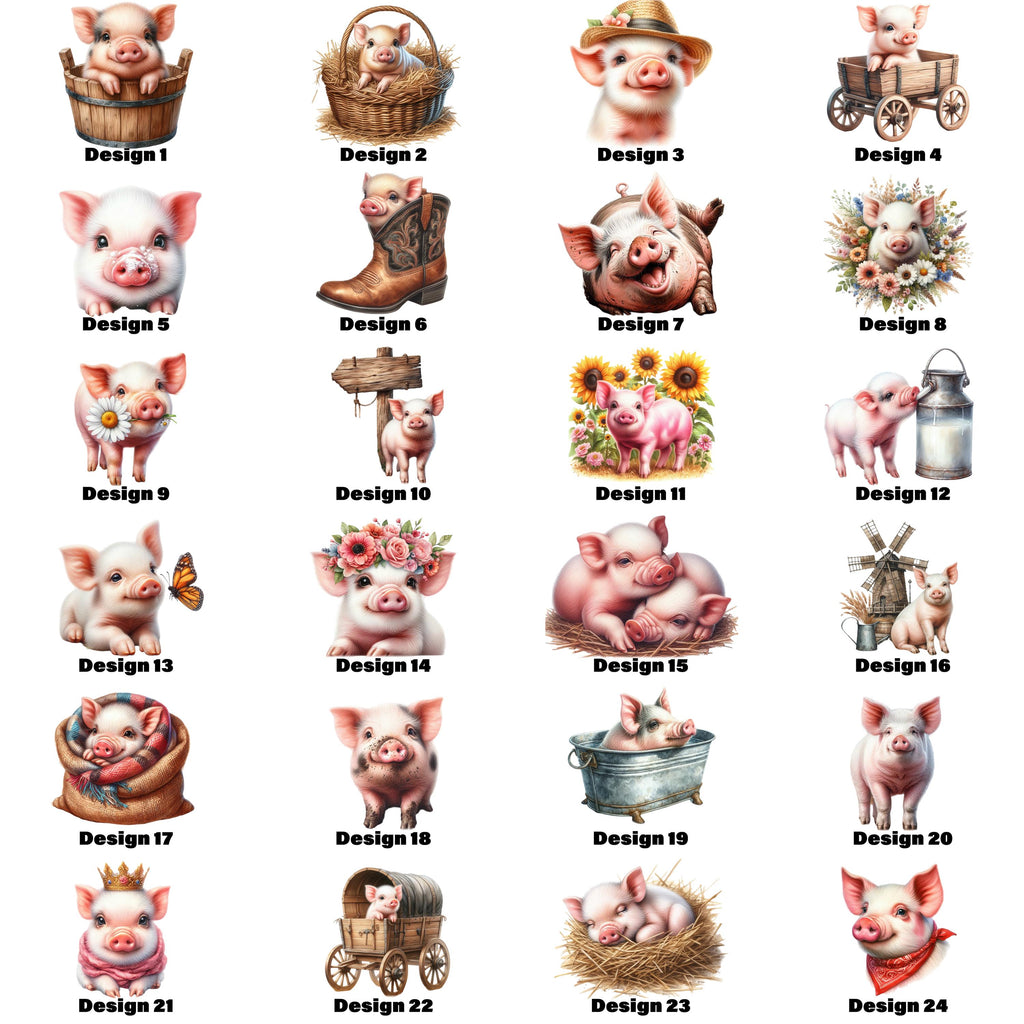 Cute Pigs Heat Transfer