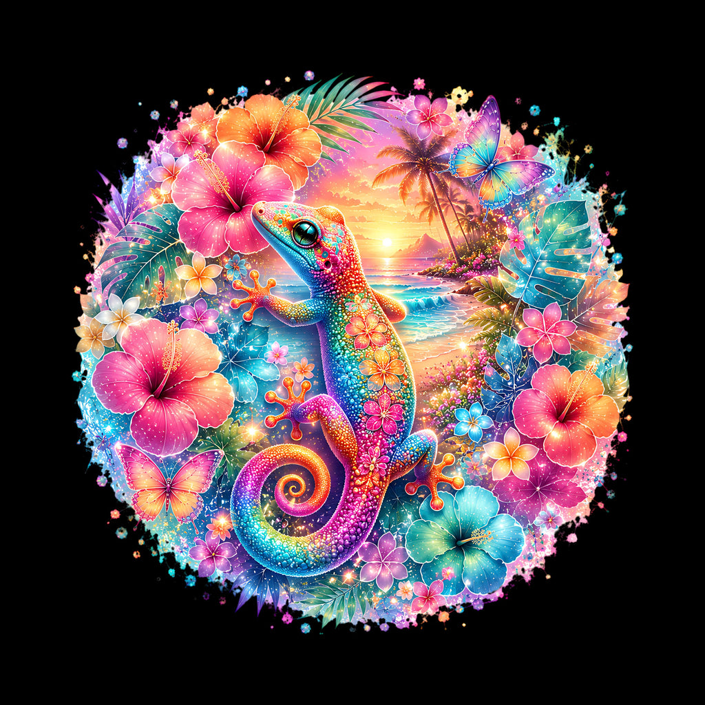 Tropical Reptiles Graphic T-shirt S-5X