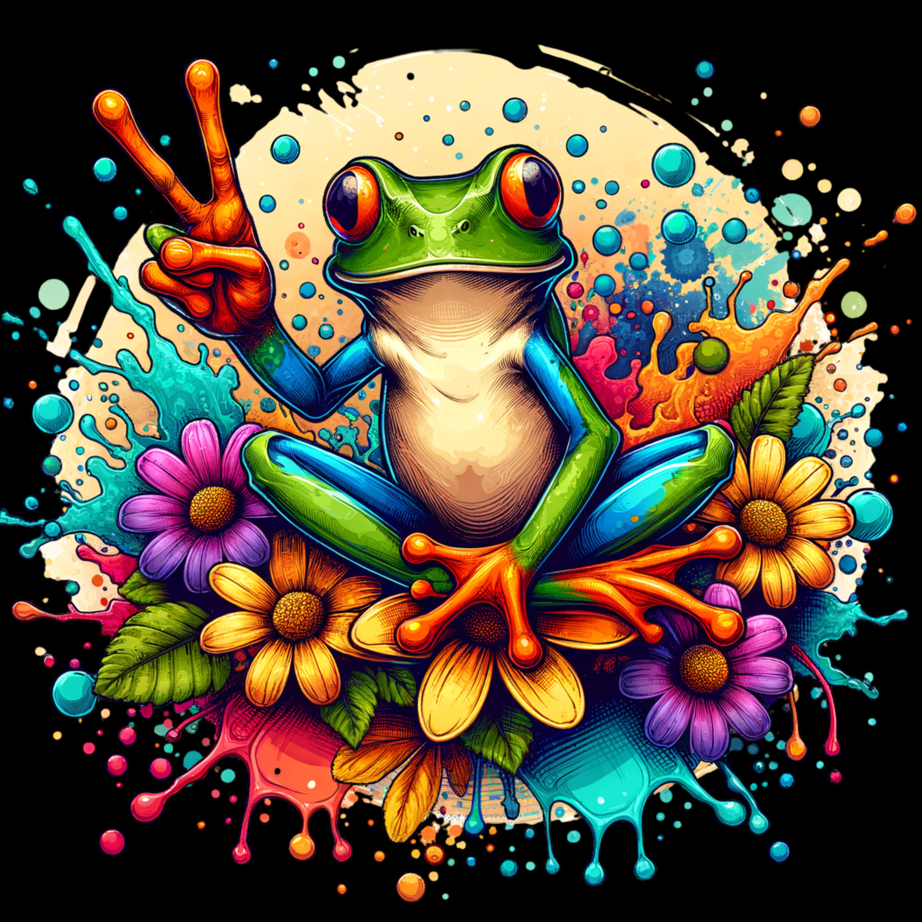 Peace Frog Heat Transfer