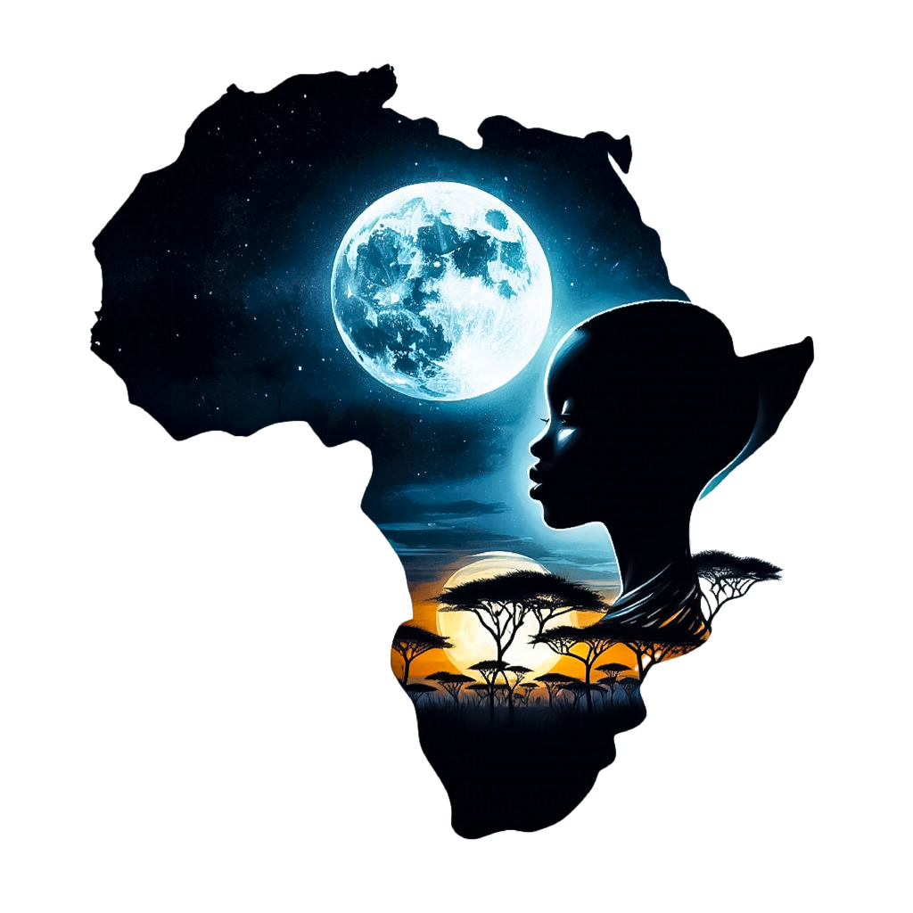 African Silhouette Heat Transfer