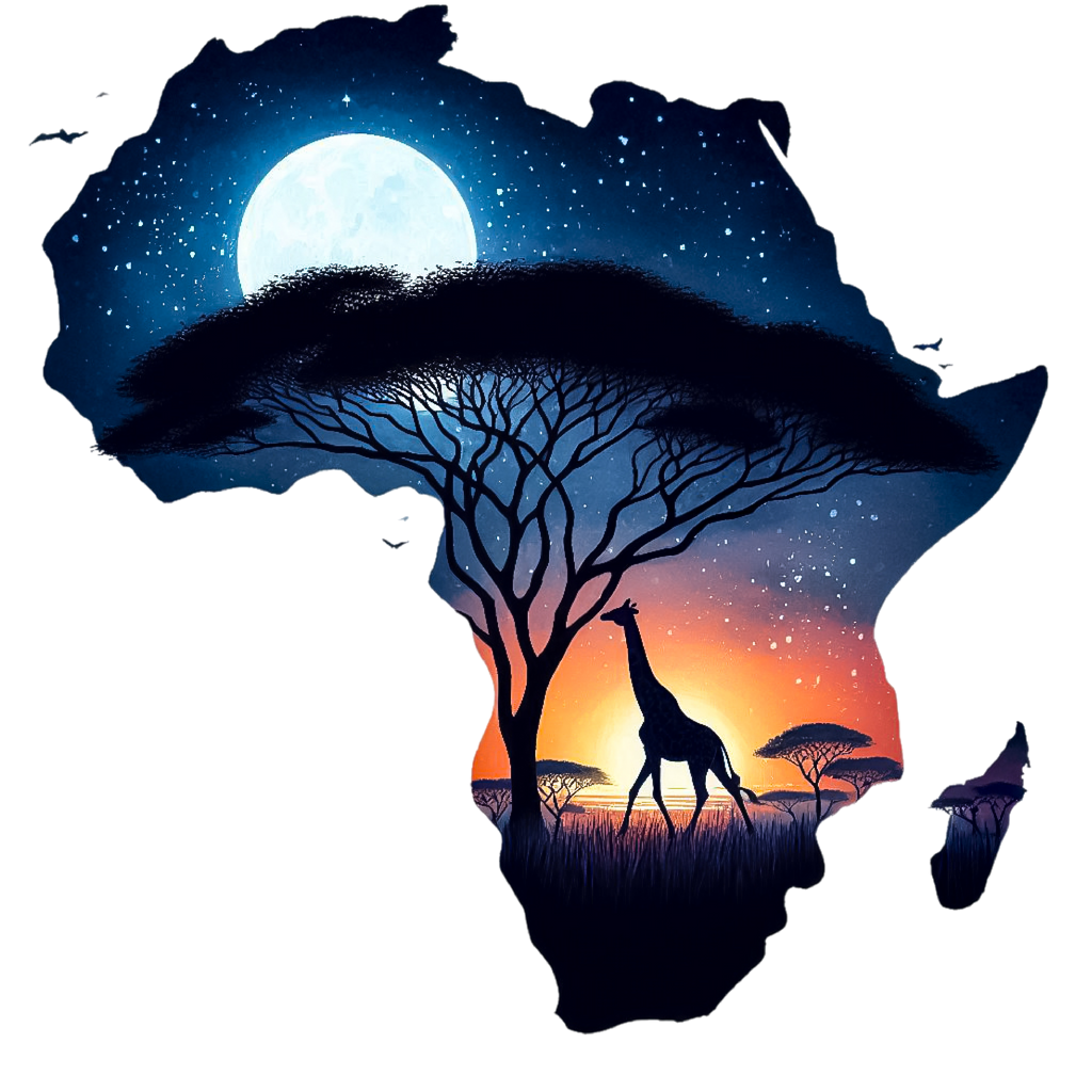 African Silhouette Heat Transfer