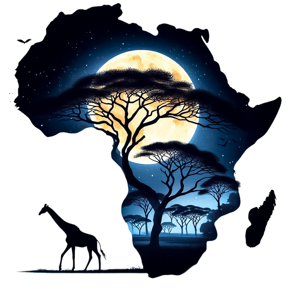 African Silhouette Heat Transfer