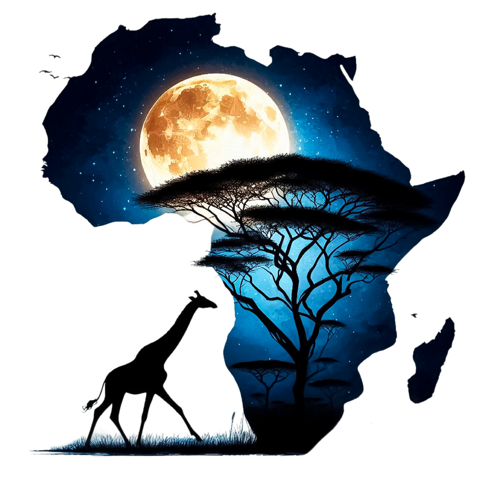 African Silhouette Heat Transfer